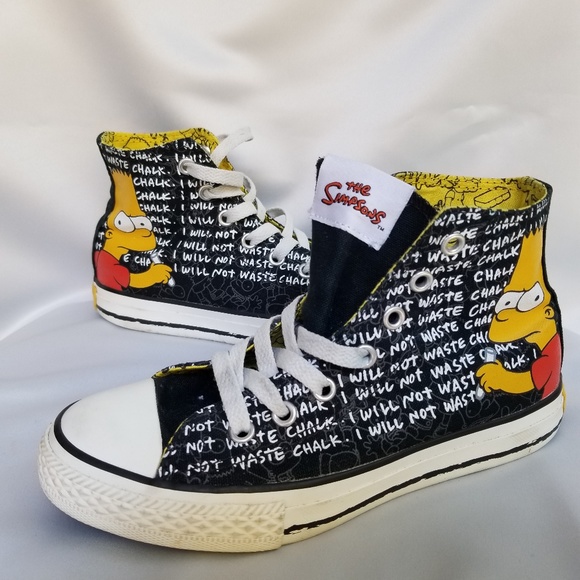 bart simpson shoes